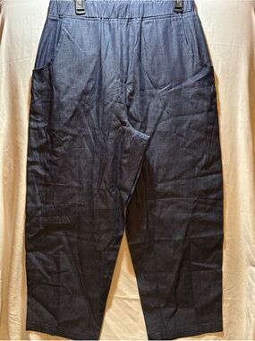 La Relaxed Women’s L denim wide leg pant